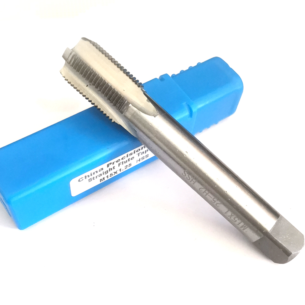 Left Crank Arm Power Meter - HSS เมตริกด้าย M15 ขวามือ Fine สกรูตรงขลุ่ยก๊อกซ้ายเครื่อง