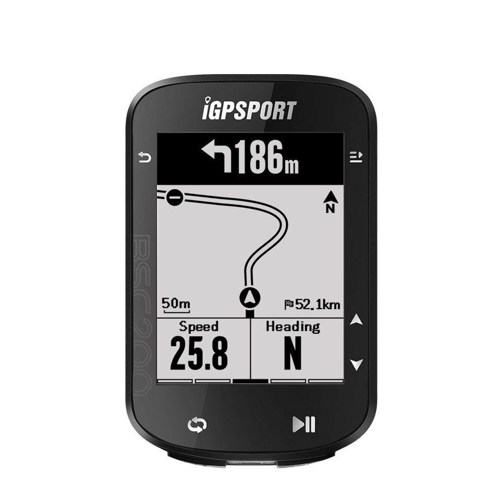Bike Computer Gps Navigation Map - IGPSPORT เครื่องวัดความเร็วจักรยานเครื่องวัดระยะทางปั่นจักรยานคอมพิวเตอร์แบบไร้สาย, BSC200ระบบนำทางด้วย GPS และอุปกรณ์เสริมสำหรับ Bluetooth5.0