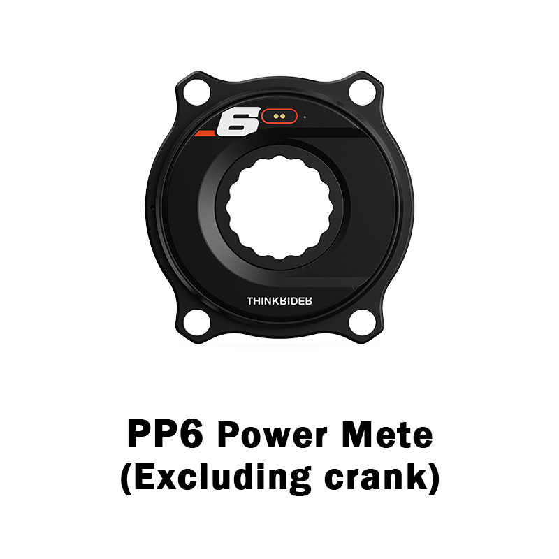 Left Crank Arm Power Meter - THINKRIDER PP6 ชุดจานหน้าอลูมิเนียมอัลลอยด์ พร้อมขายึดมาตรวัดกำลัง 4 รู