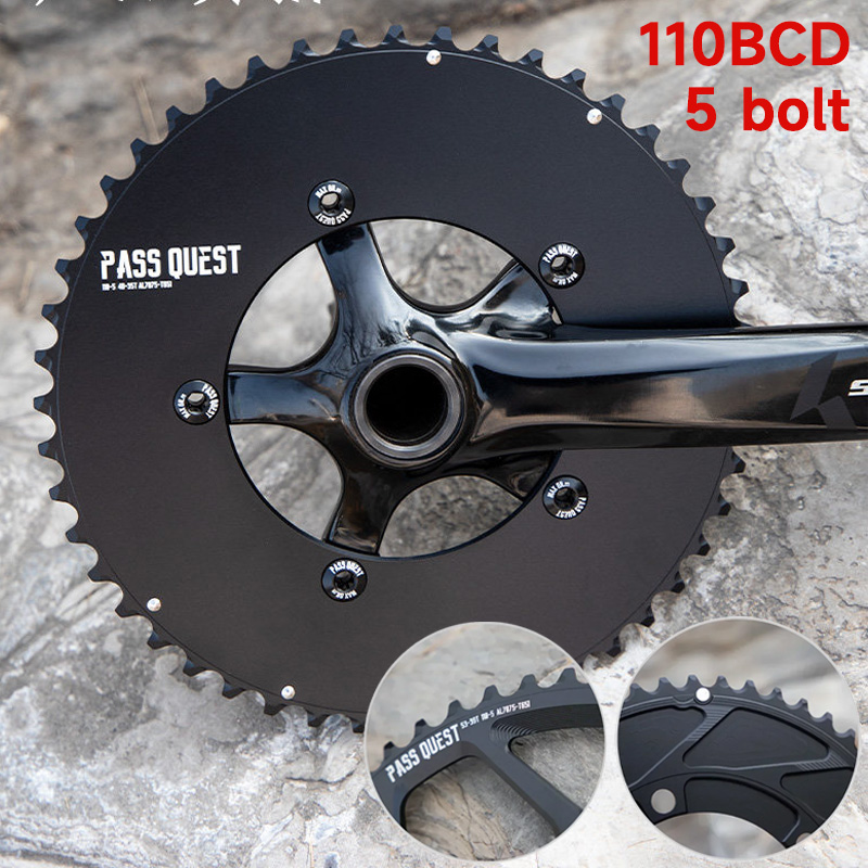 Spider Power Meter 110 Bcd - ชุดเฟืองโซ่ Pass Quest Chainring 110 BCD