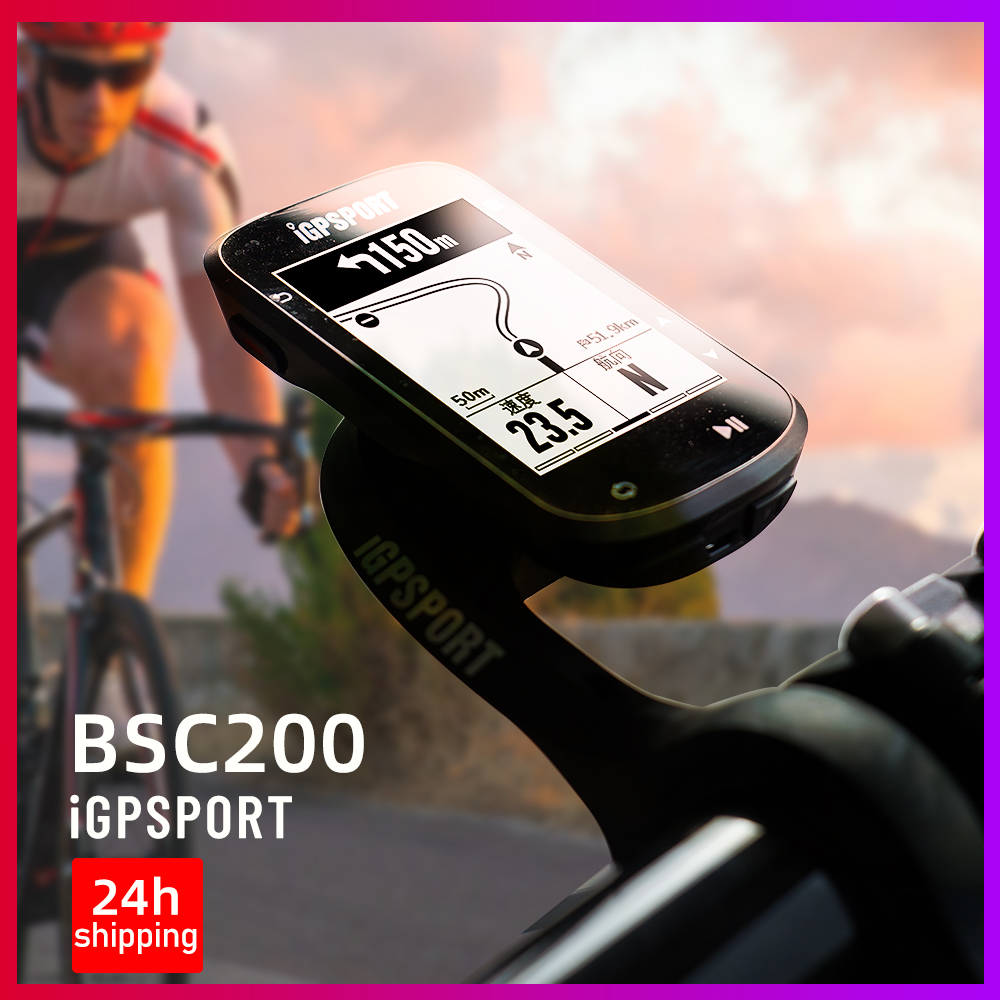 Bike Computer Gps Navigation Map - IGPSPORT BSC200 คอมพิวเตอร์จักรยาน GPS ภาษาโปรตุเกส ANT+