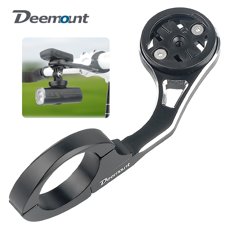Out Front Bike Computer Mount Garmin - จักรยานคอมพิวเตอร์ขยายขาตั้งด้านหน้าHandlebar Mountกล้องอะแดปเตอร์เหมาะกับกล้องกีฬาGoPro/Garmin/Bryton/Wahoo