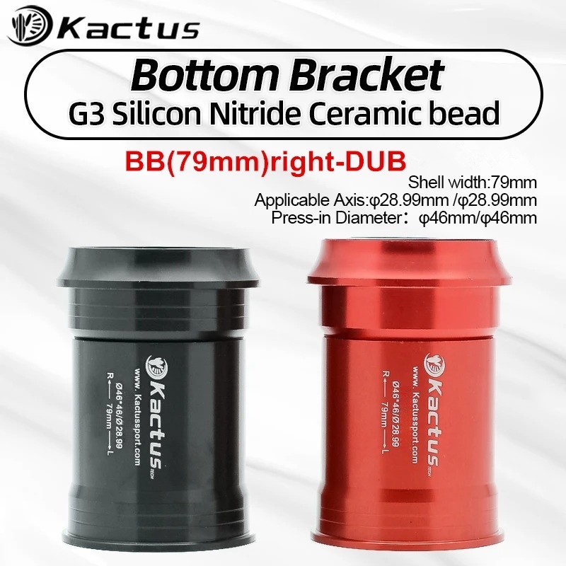 Ceramic Bearing Bottom Bracket Bb86 - KACTUS BB79mm วงเล็บด้านล่างเซรามิคแบริ่ง DUB 28.99 มม.จักรยาน