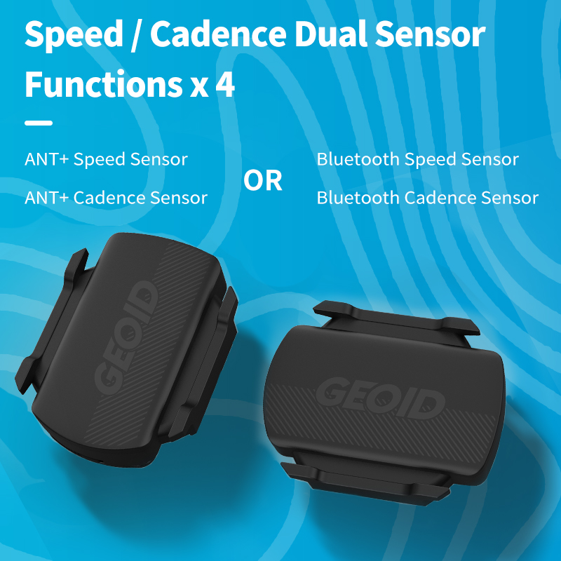 Cycling Cadence Sensor Bluetooth Ant - เซ็นเซอร์วัดความเร็วและรอบขาจักรยาน GEOID แบบ Bluetooth สำหรับคอมพิวเตอร์จักรยาน GPS