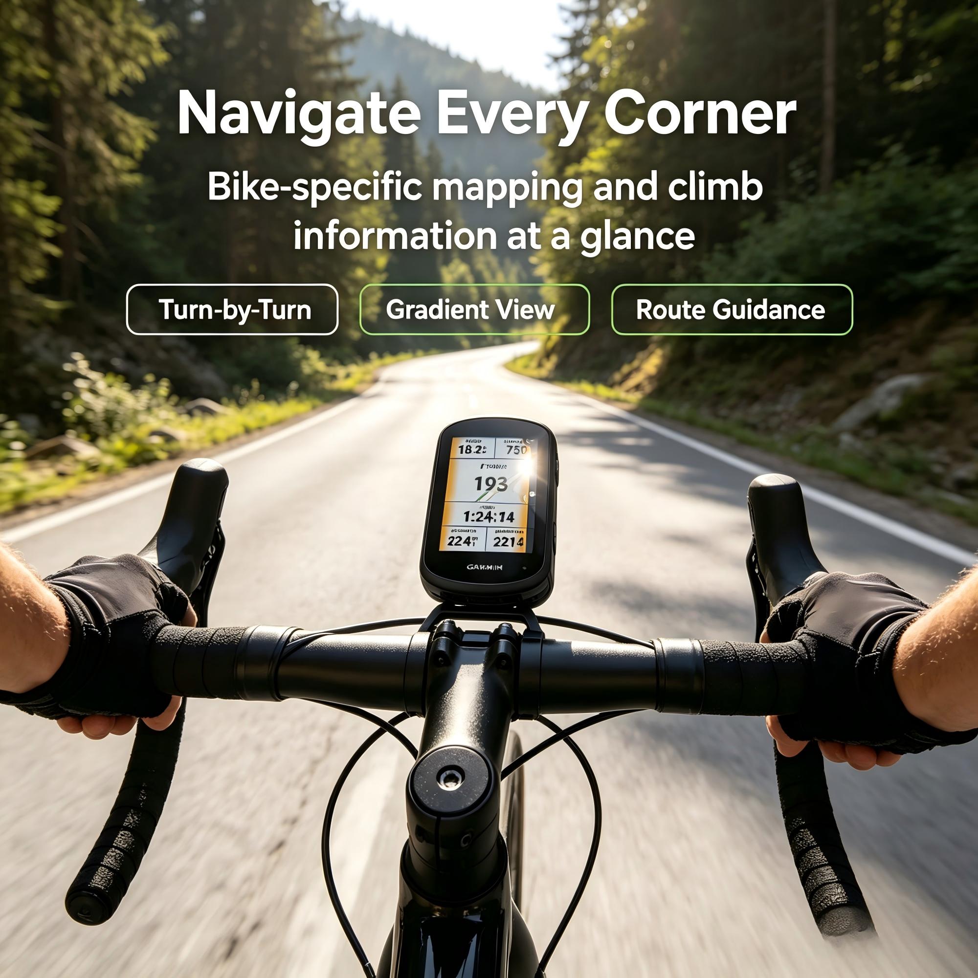Bike Computer Gps Navigation Map - Garmin Edge 540 คอมพิวเตอร์สำหรับปั่นจักรยานที่รองรับระบบ GNSS GPS