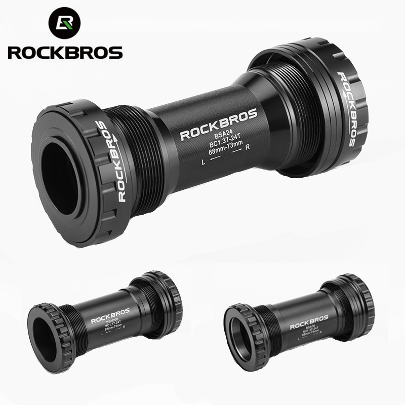 Ceramic Bearing Bottom Bracket Bb86 - ROCKBROS จักรยานวงเล็บด้านล่างแบริ่งเซรามิคเส้นผ่านศูนย์กลาง BSA 68 73 มม.24-22