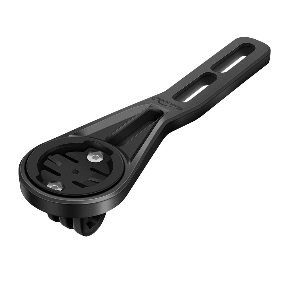 Out Front Bike Computer Mount Garmin - ติดตั้งจักรยานด้านหน้าแบบบูรณาการเข้ากันได้กับแฮนด์จักรยานเข้ากันได้กับคอมพิวเตอร์ Garmin ไฟหน้าจักรยาน GoPro ฯลฯ