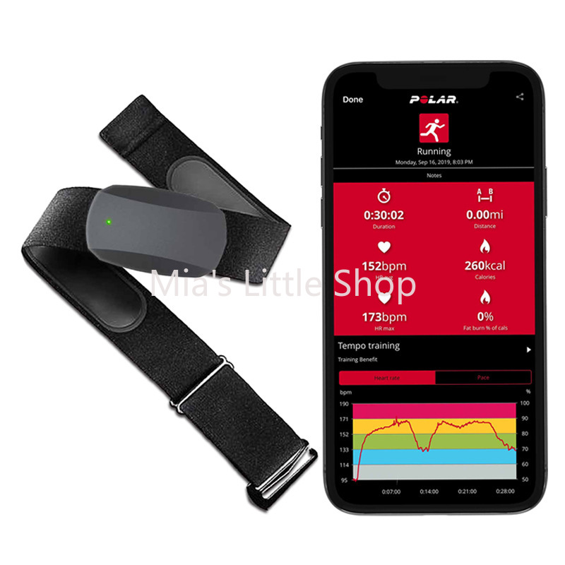 Heart Rate Monitor Chest Strap Ant+ - ANT+ เครื่องวัดอัตราการเต้นของหัวใจแบบบลูทูธ สายรัดหน้าอก HRM กันน้ำ กันเหงื่อ