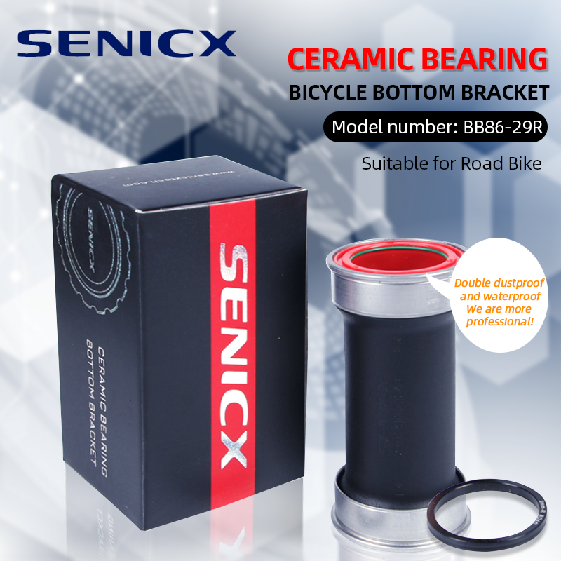 Ceramic Bearing Bottom Bracket Bb86 - SENICX BB86 DUB บ็อตทอมแบร็กเก็ตแบบกดเข้า 41 มม.