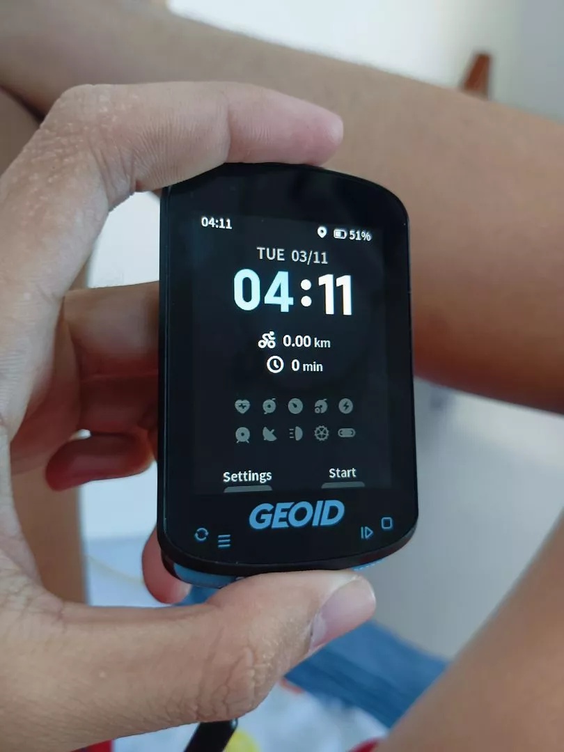 Bike Computer Gps Navigation Map - Geoid CC600 จักรยานคอมพิวเตอร์หน้าจอสีสมาร์ทนําทาง GPS ไร้สายจักรยาน Speedometer