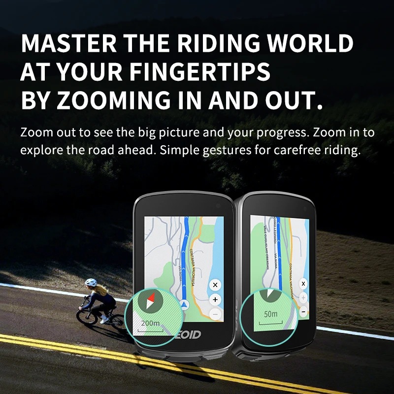 หน้าจอสัมผัส GPS มาตรวัดความเร - Bike Computer Gps Navigation Map บทวิจารณ์และราคา