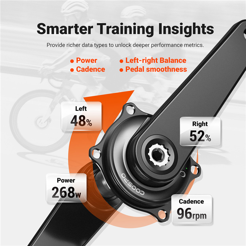 จักรยานเสือหมอบรุ่นใหม่ COOSPO - Spider Power Meter 110 Bcd บทวิจารณ์และราคา