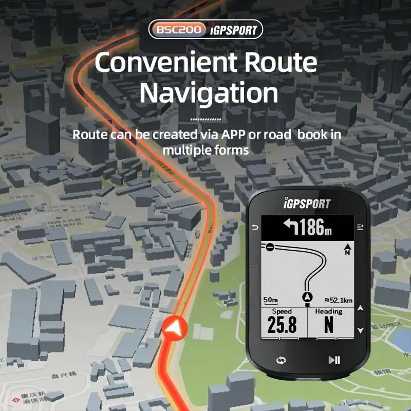 IGPSPORT เครื่องวัดความเร็วจัก - Bike Computer Gps Navigation Map บทวิจารณ์และราคา