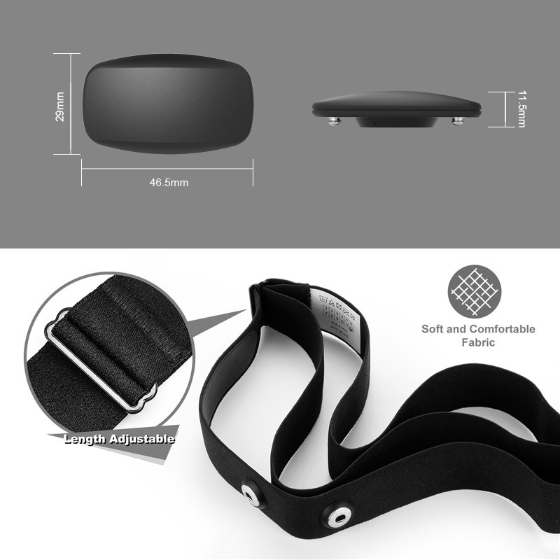สายคาดอกวัดอัตราการเต้นของหัวใ - Heart Rate Monitor Chest Strap Ant+ บทวิจารณ์และราคา
