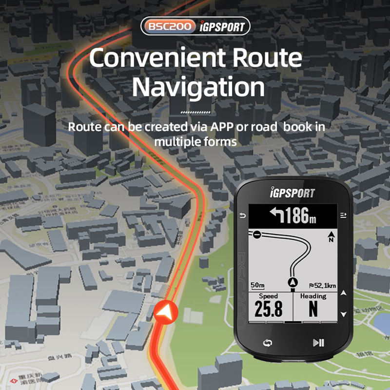 IGPSPORT BSC200 คอมพิวเตอร์จัก - Bike Computer Gps Navigation Map บทวิจารณ์และราคา
