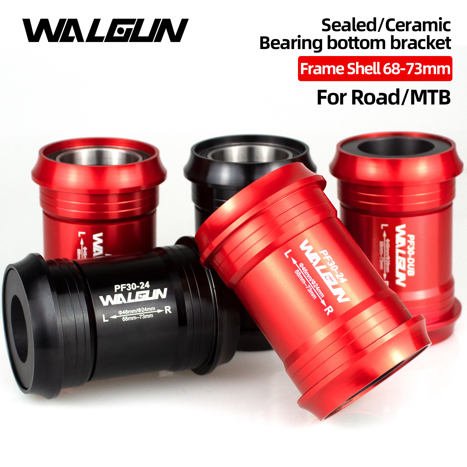 ชุดกระโหลกจักรยาน Walgun ขนาด  - Ceramic Bearing Bottom Bracket Bb86 บทวิจารณ์และราคา