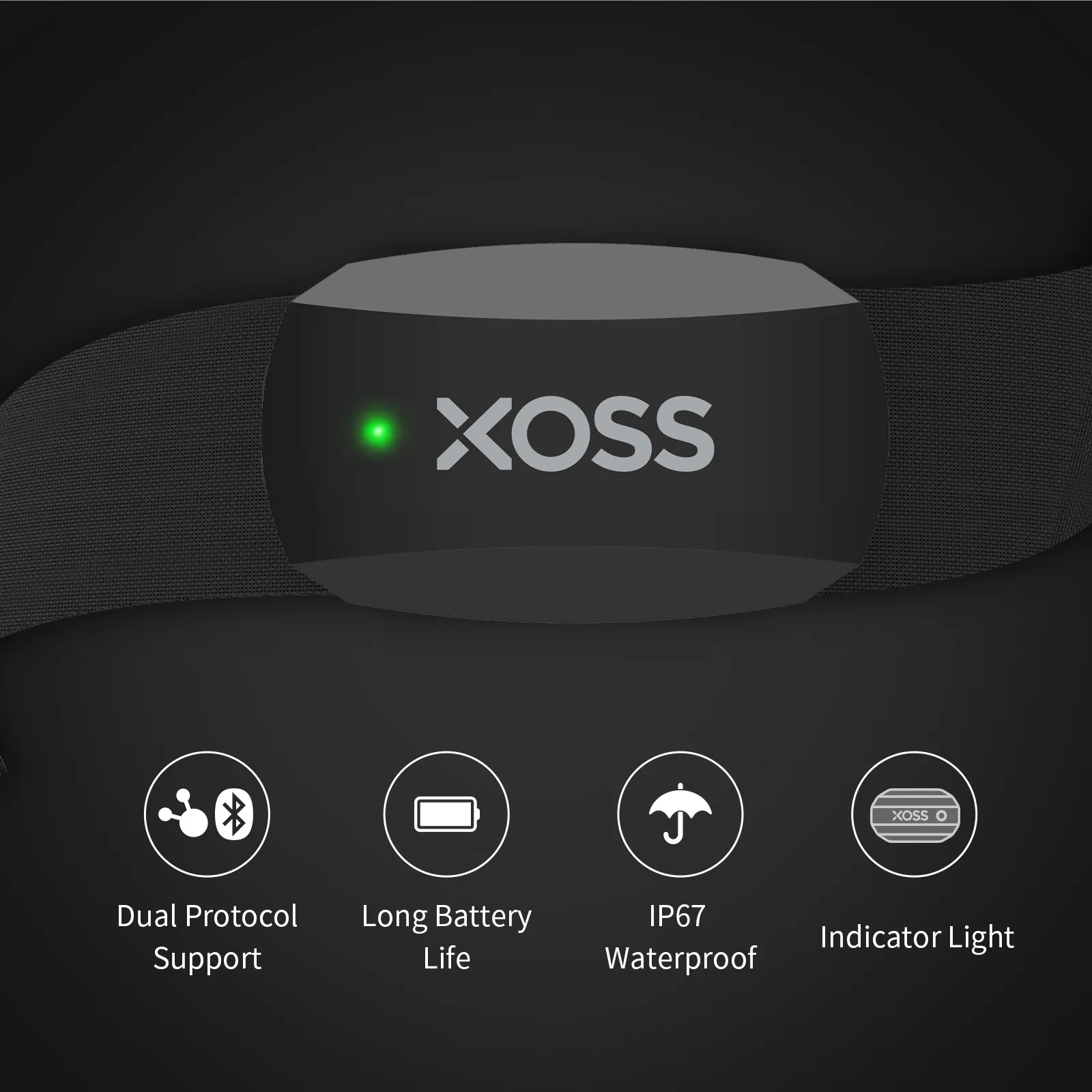 Xoss สายรัดหน้าอก X2ตรวจวัดอัต - Heart Rate Monitor Chest Strap Ant+ บทวิจารณ์และราคา