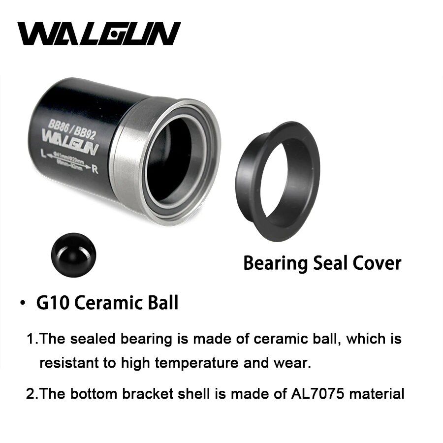 WALGUN BB86 BB92 ชุดลูกปืนเซรา - Ceramic Bearing Bottom Bracket Bb86 บทวิจารณ์และราคา