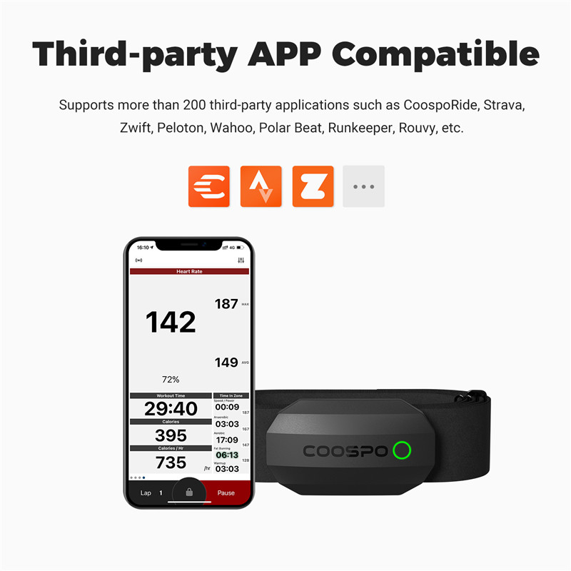 Coospo สายรัดหน้าอกเซ็นเซอร์วั - Heart Rate Monitor Chest Strap Ant+ บทวิจารณ์และราคา