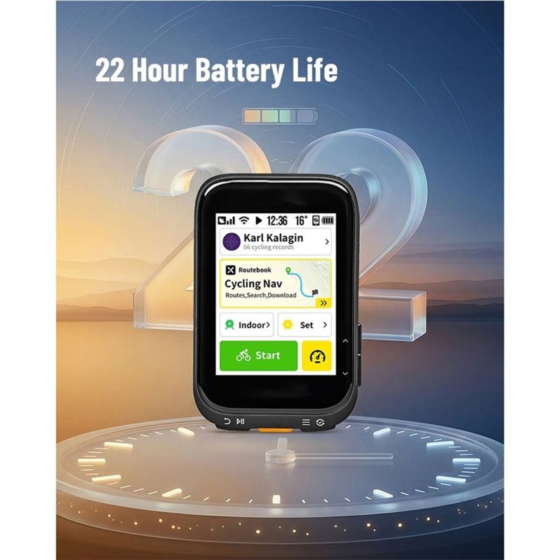 หน้าจอสีแบบสัมผัส คอมพิวเตอร์จ - Bike Computer Gps Navigation Map บทวิจารณ์และราคา