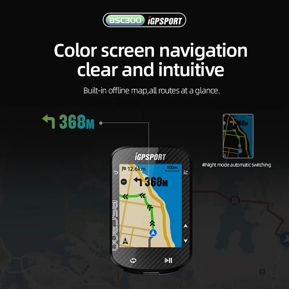 IGPSPORT BSC300T คอมพิวเตอร์จั - Bike Computer Gps Navigation Map บทวิจารณ์และราคา