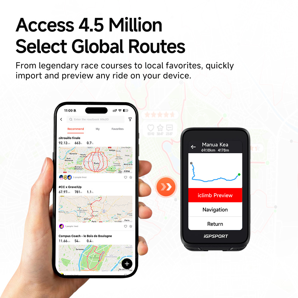 iGPSPORT BiNavi Air คอมพิวเตอร - Bike Computer Gps Navigation Map บทวิจารณ์และราคา