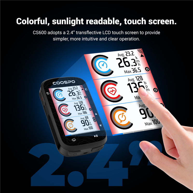 คอมพิวเตอร์จักรยาน NEW COOSPO  - Bike Computer Gps Navigation Map บทวิจารณ์และราคา