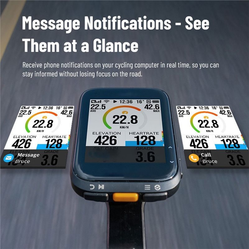 A74K-หน้าจอสีแบบสัมผัส คอมพิวเ - Bike Computer Gps Navigation Map บทวิจารณ์และราคา