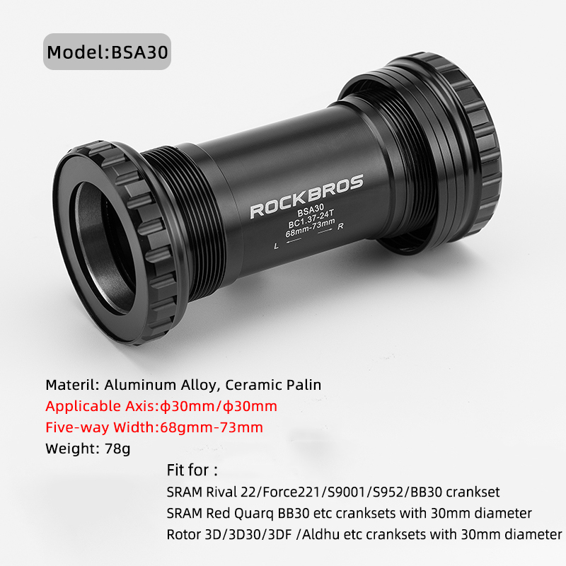ROCKBROS จักรยานวงเล็บด้านล่าง - Ceramic Bearing Bottom Bracket Bb86 บทวิจารณ์และราคา