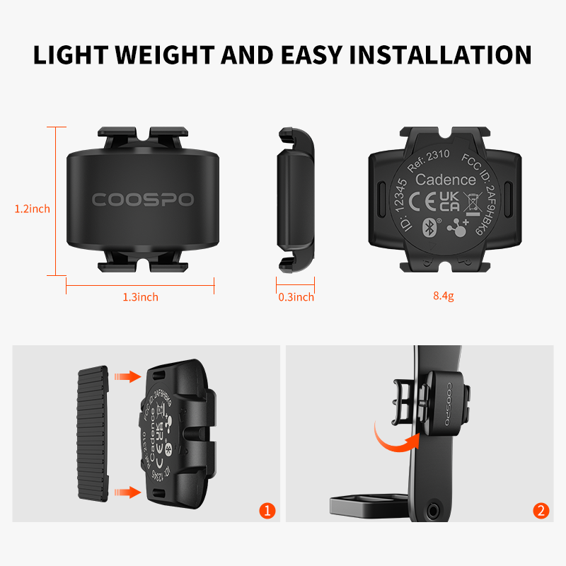 CooSpo จักรยานเซ็นเซอร์ความเร็ - Cycling Cadence Sensor Bluetooth Ant บทวิจารณ์และราคา