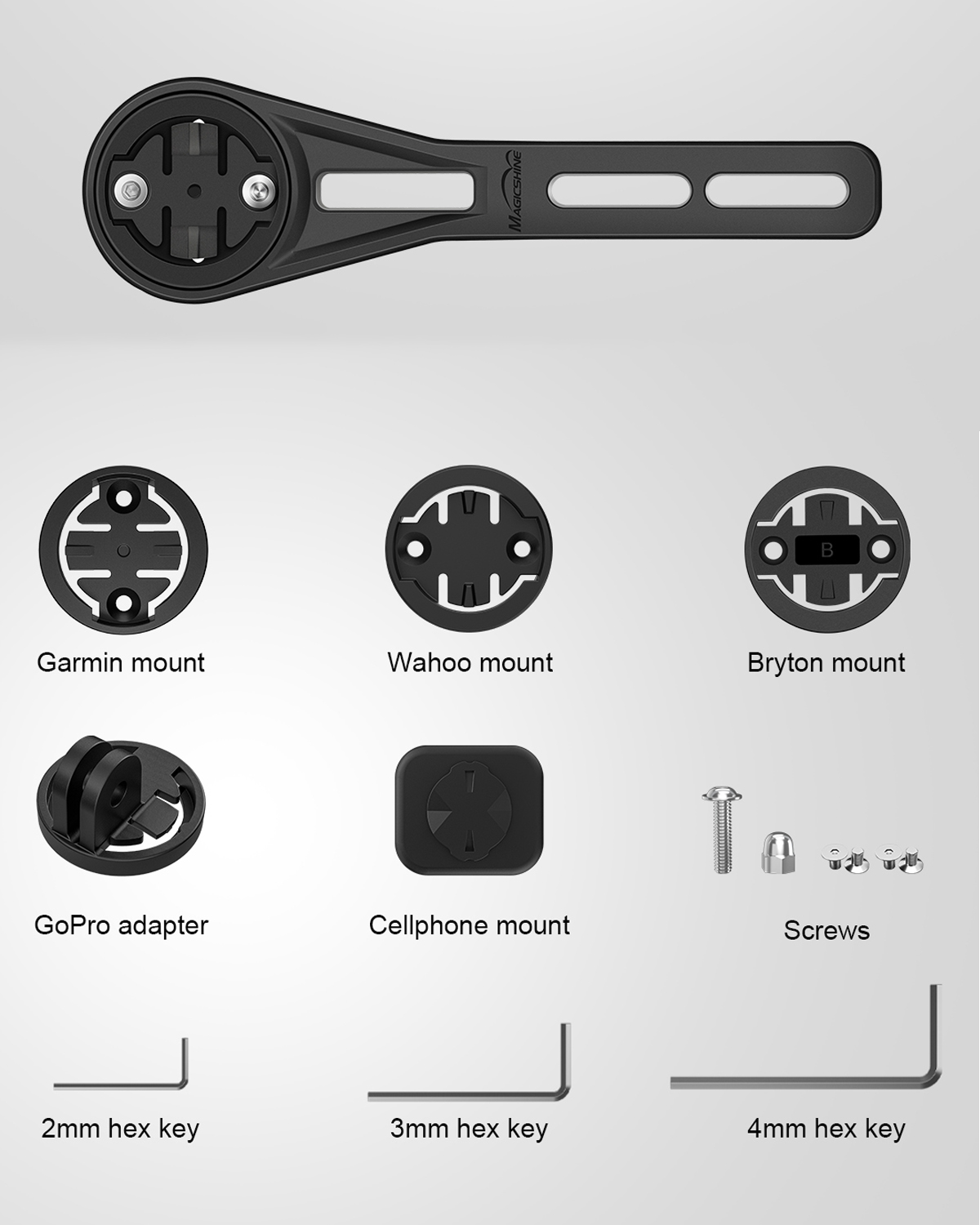 ติดตั้งจักรยานด้านหน้าแบบบูรณา - Out Front Bike Computer Mount Garmin บทวิจารณ์และราคา