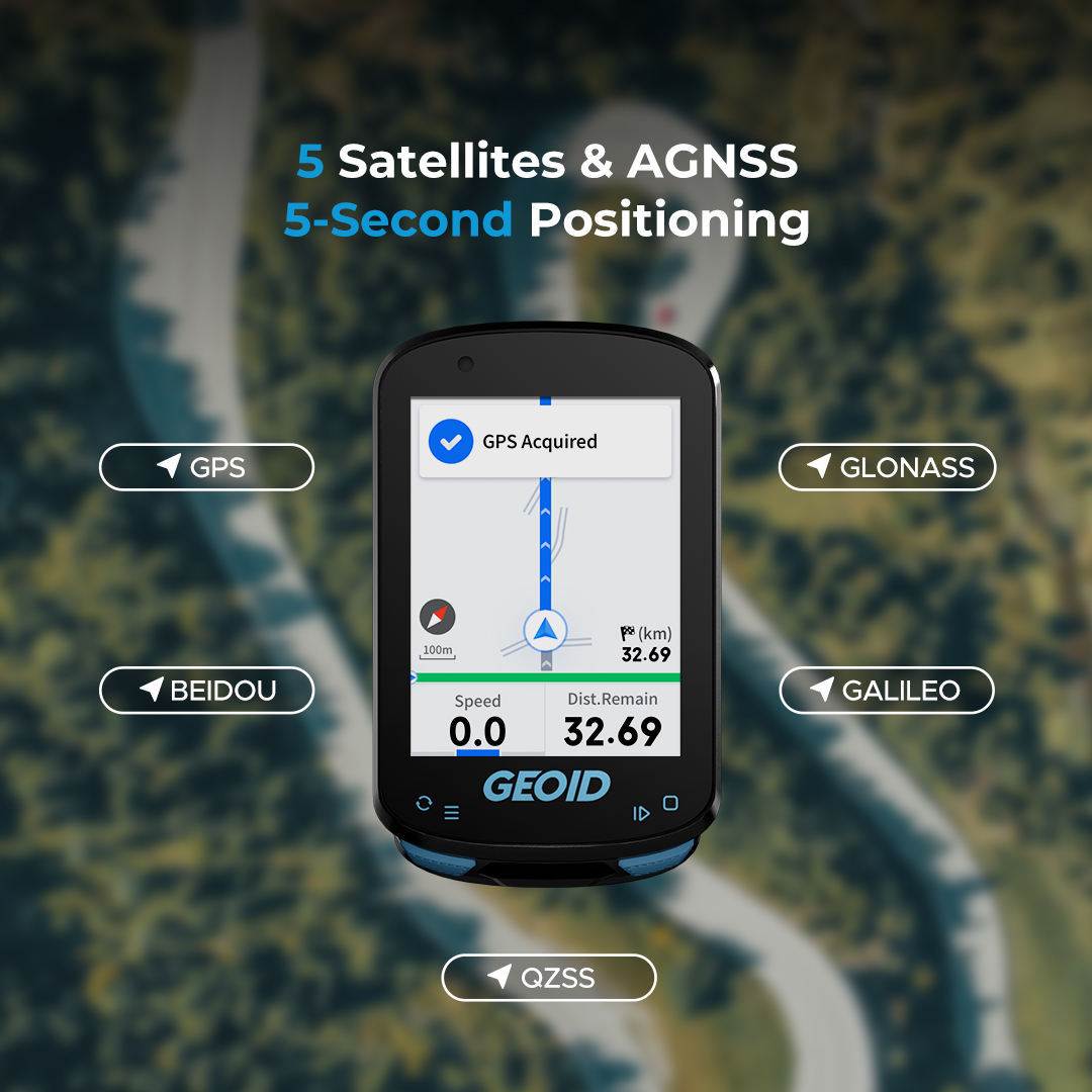 Geoid ระบบนำทางจักรยาน CC600,  - Bike Computer Gps Navigation Map บทวิจารณ์และราคา