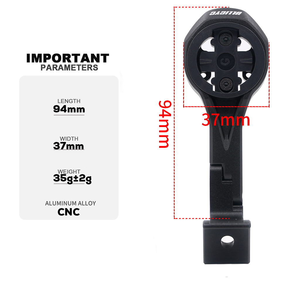 ULLICYC ที่ยึดคอมพิวเตอร์อะลูม - Out Front Bike Computer Mount Garmin บทวิจารณ์และราคา
