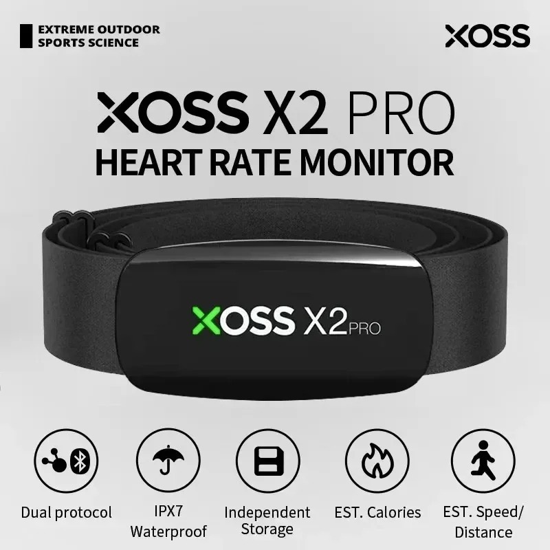XOSS X2 Pro เซ็นเซอร์ตรวจวัดอั - Heart Rate Monitor Chest Strap Ant+ บทวิจารณ์และราคา
