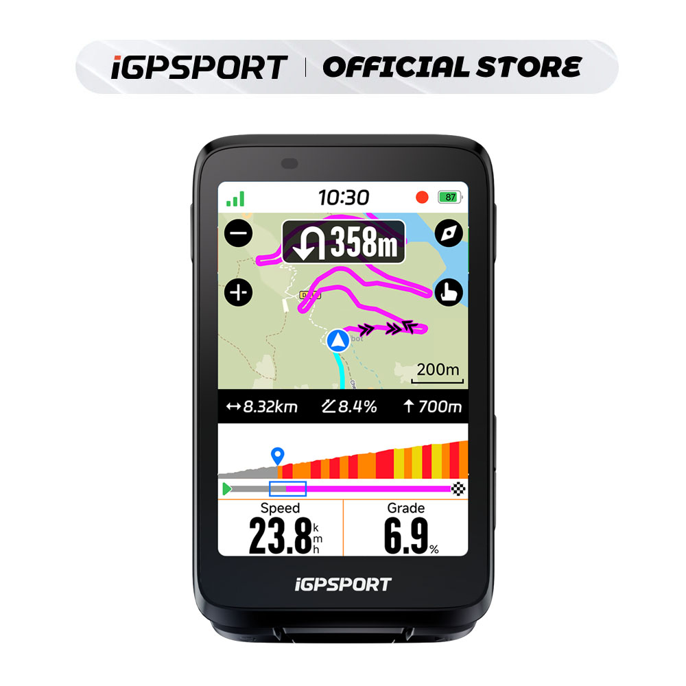 IGPSPORT BiNavi หน้าจอสัมผัส G - Bike Computer Gps Navigation Map บทวิจารณ์และราคา
