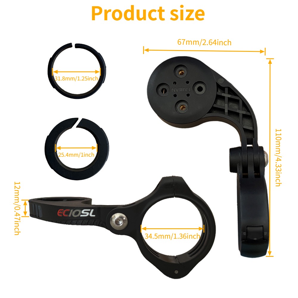 แท่นยึดคอมพิวเตอร์จักรยานแบบติ - Out Front Bike Computer Mount Garmin บทวิจารณ์และราคา