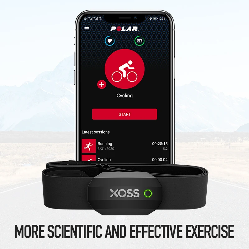 เซ็นเซอร์วัดอัตราการเต้นของหัว - Heart Rate Monitor Chest Strap Ant+ บทวิจารณ์และราคา