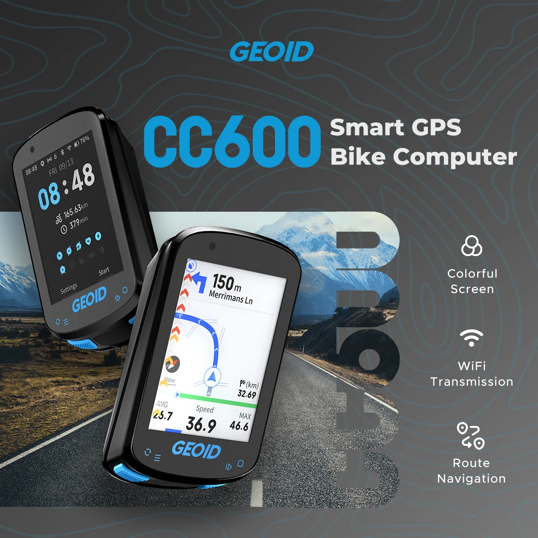Geoid CC600 จักรยานคอมพิวเตอร์ - Bike Computer Gps Navigation Map บทวิจารณ์และราคา