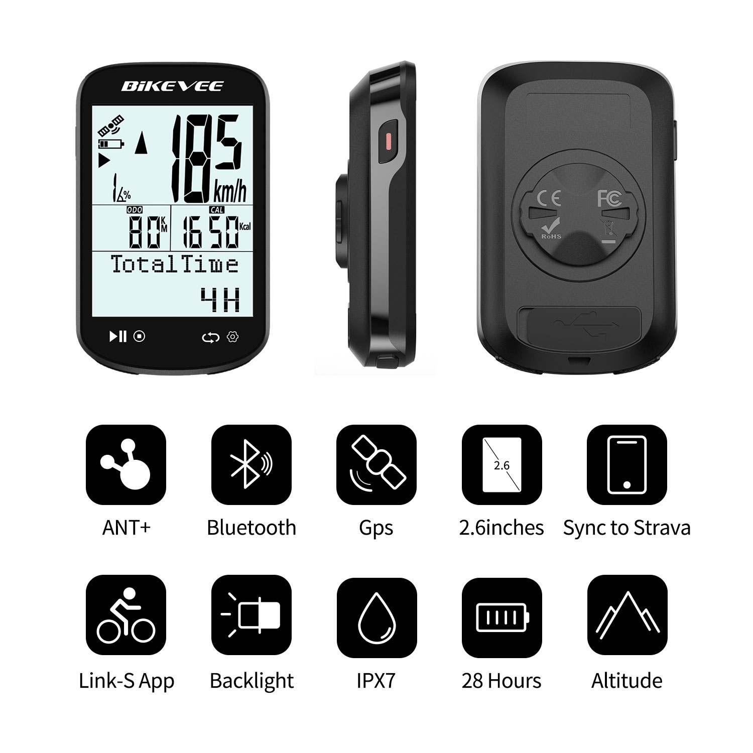คอมพิวเตอร์จักรยานไร้สายรุ่นให - Cycling Cadence Sensor Bluetooth Ant บทวิจารณ์และราคา