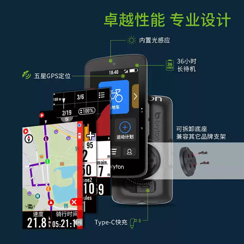 เครื่องนำทางจักรยาน Bryton รุ่ - Bike Computer Gps Navigation Map บทวิจารณ์และราคา